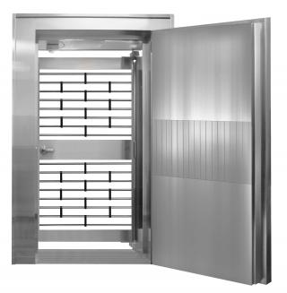 Vault Door with Grill Gate