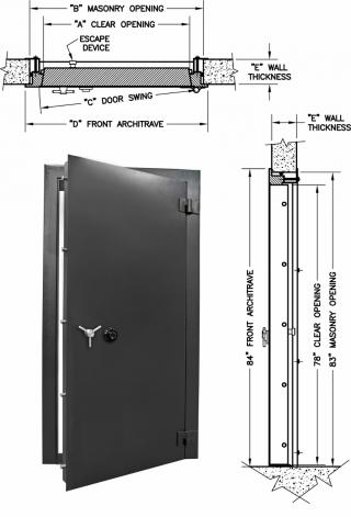 Vault Door, Fire Resistive